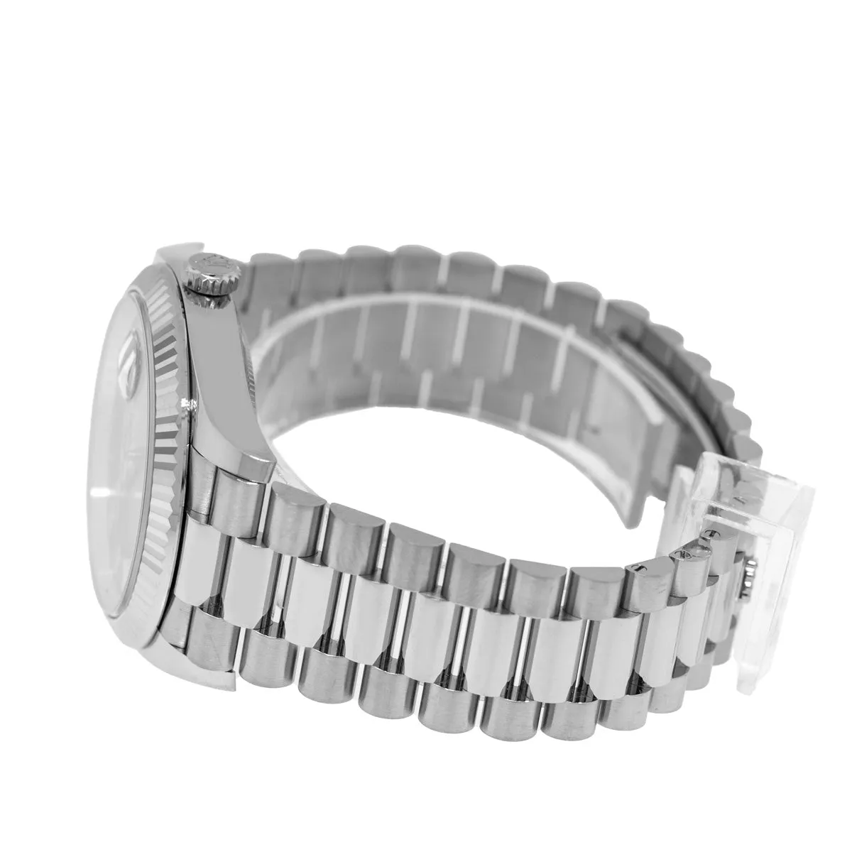 Rolex Day-Date 40mm White Gold Blue Roman Dial President 228239