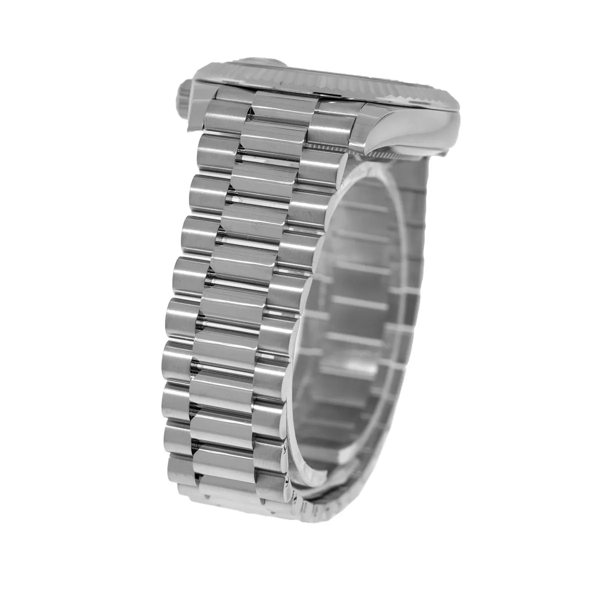 Rolex Day-Date 40mm White Gold Blue Roman Dial President 228239