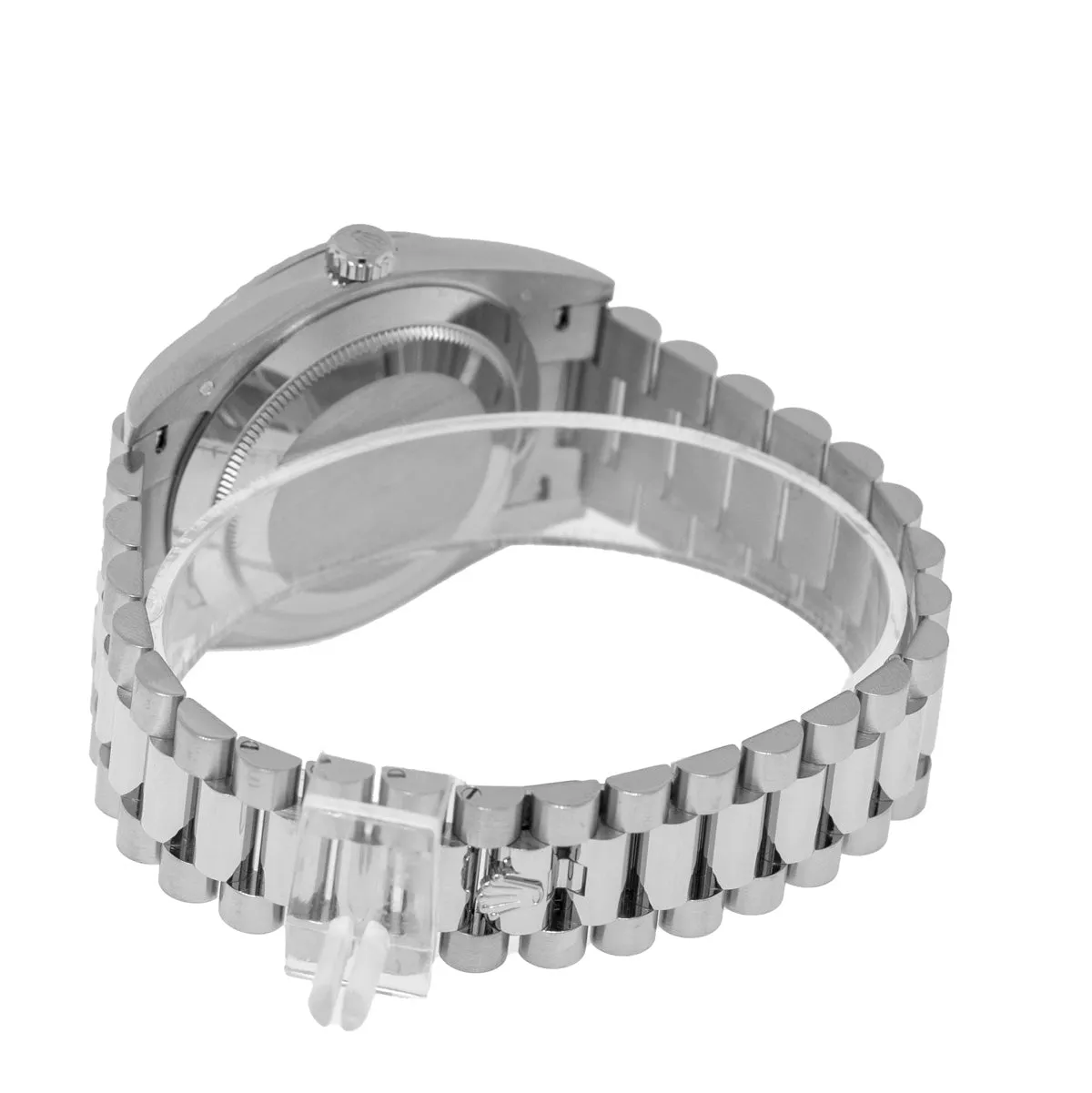 Rolex Day-Date 40mm White Gold Blue Roman Dial President 228239