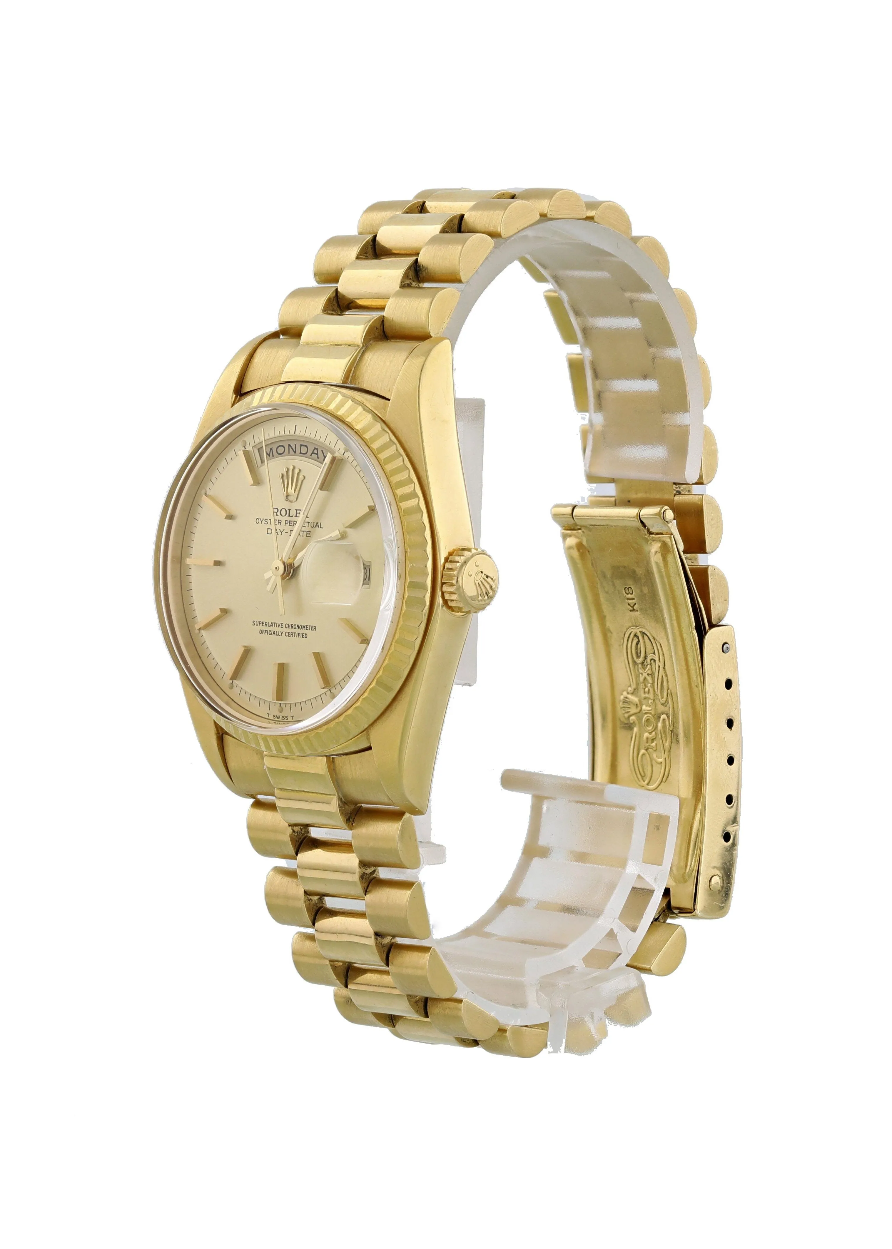 Rolex Day-Date President 1803 18K Yellow Gold Mens Watch