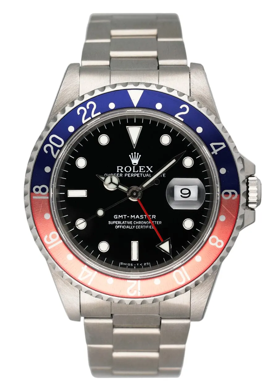 Rolex GMT Master 16700 Pepsi Bezel Mens Watch