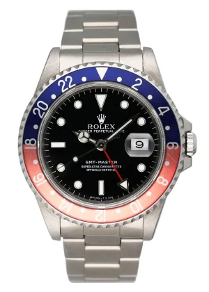 Rolex GMT Master 16700 Pepsi Bezel Mens Watch