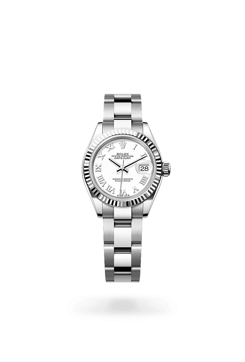 Rolex Lady-Datejust in White Rolesor - combination of Oystersteel and white gold, M279174-0020 | Walters & Hogsett