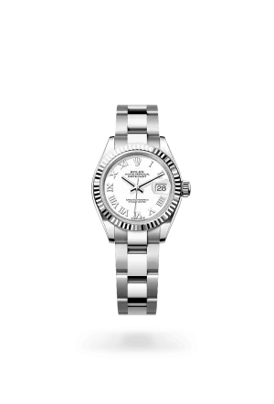 Rolex Lady-Datejust in White Rolesor - combination of Oystersteel and white gold, M279174-0020 | Walters & Hogsett