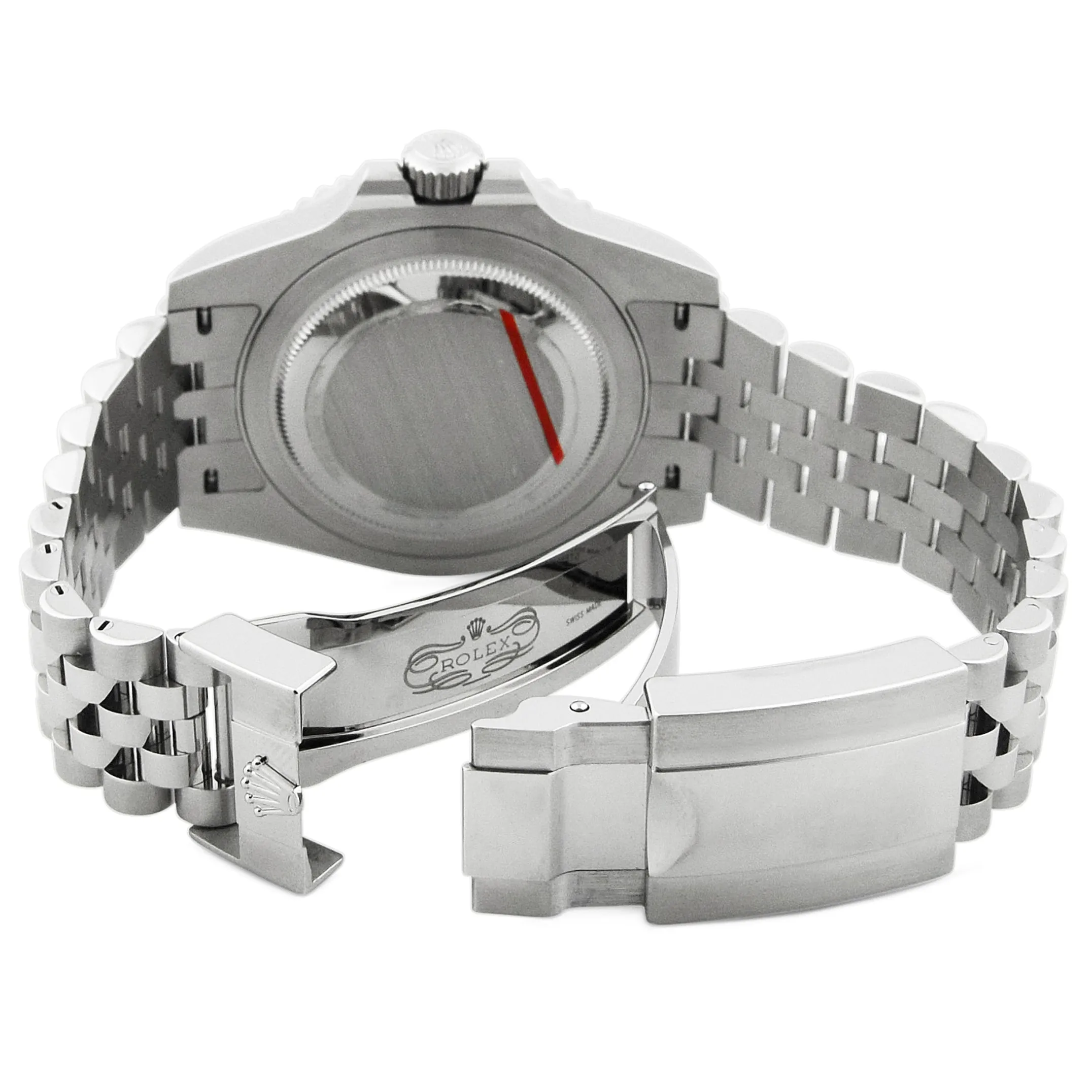 Rolex Men's GMT-Master II BATGIRL Stainless steel 40mm Black Dot Dial Watch Reference #: 126710BLNR