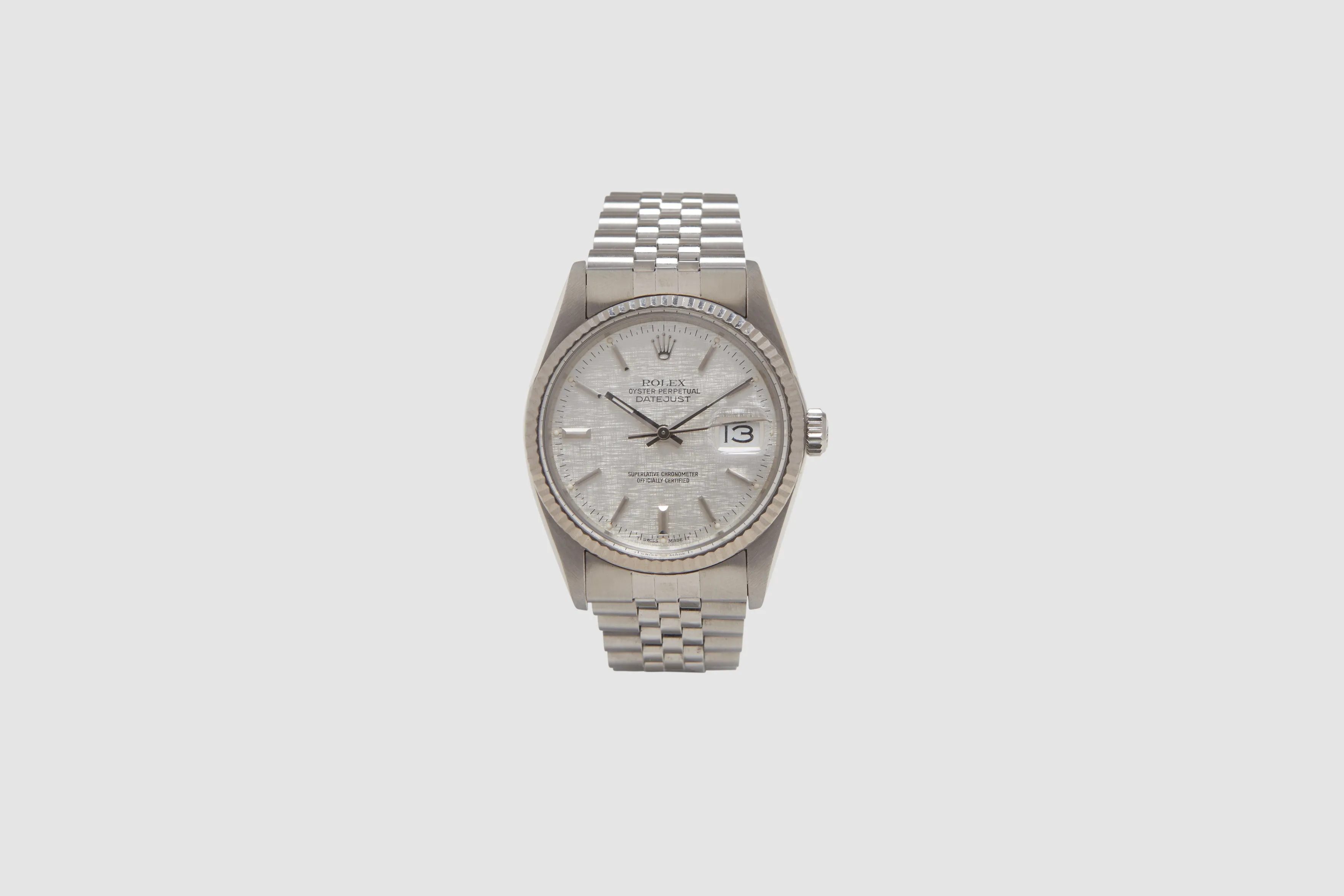 Rolex Oyster Perpetual Datejust with Linen Dial
