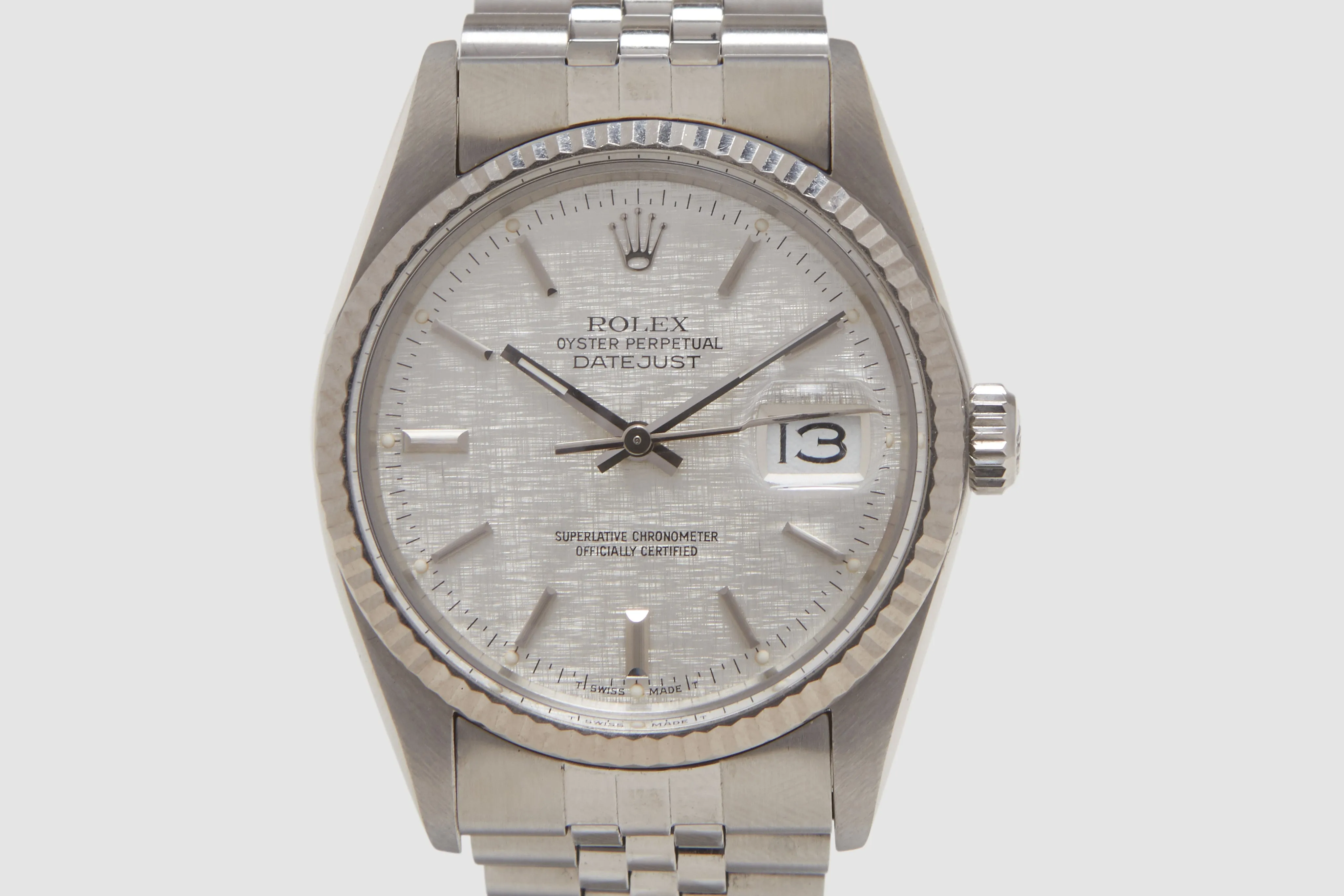 Rolex Oyster Perpetual Datejust with Linen Dial