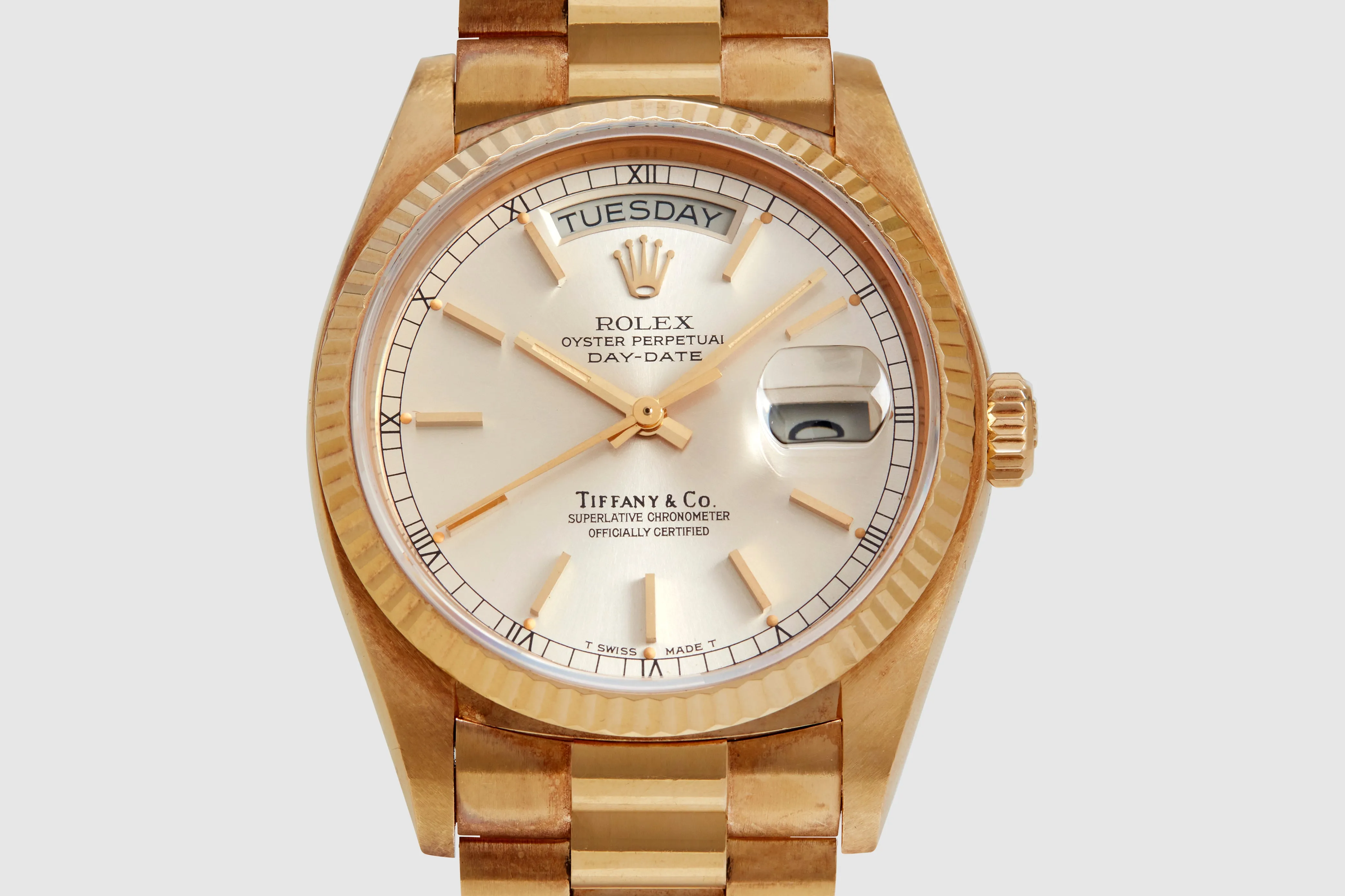 Rolex Oyster Perpetual Day Date "President" Tiffany & Co. Dial 1979