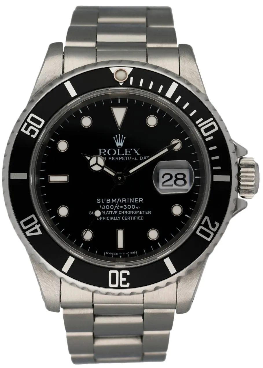 Rolex Oyster Perpetual Submariner Date 16610 Men's Watch