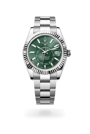 Rolex Sky-Dweller in White Rolesor - combination of Oystersteel and white gold, M336934-0001 | Walters & Hogsett