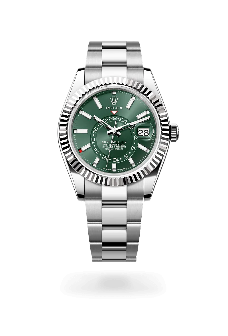 Rolex Sky-Dweller in White Rolesor - combination of Oystersteel and white gold, M336934-0001 | Walters & Hogsett