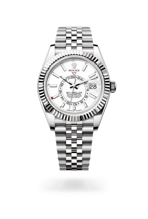 Rolex Sky-Dweller in White Rolesor - combination of Oystersteel and white gold, M336934-0004 | Walters & Hogsett