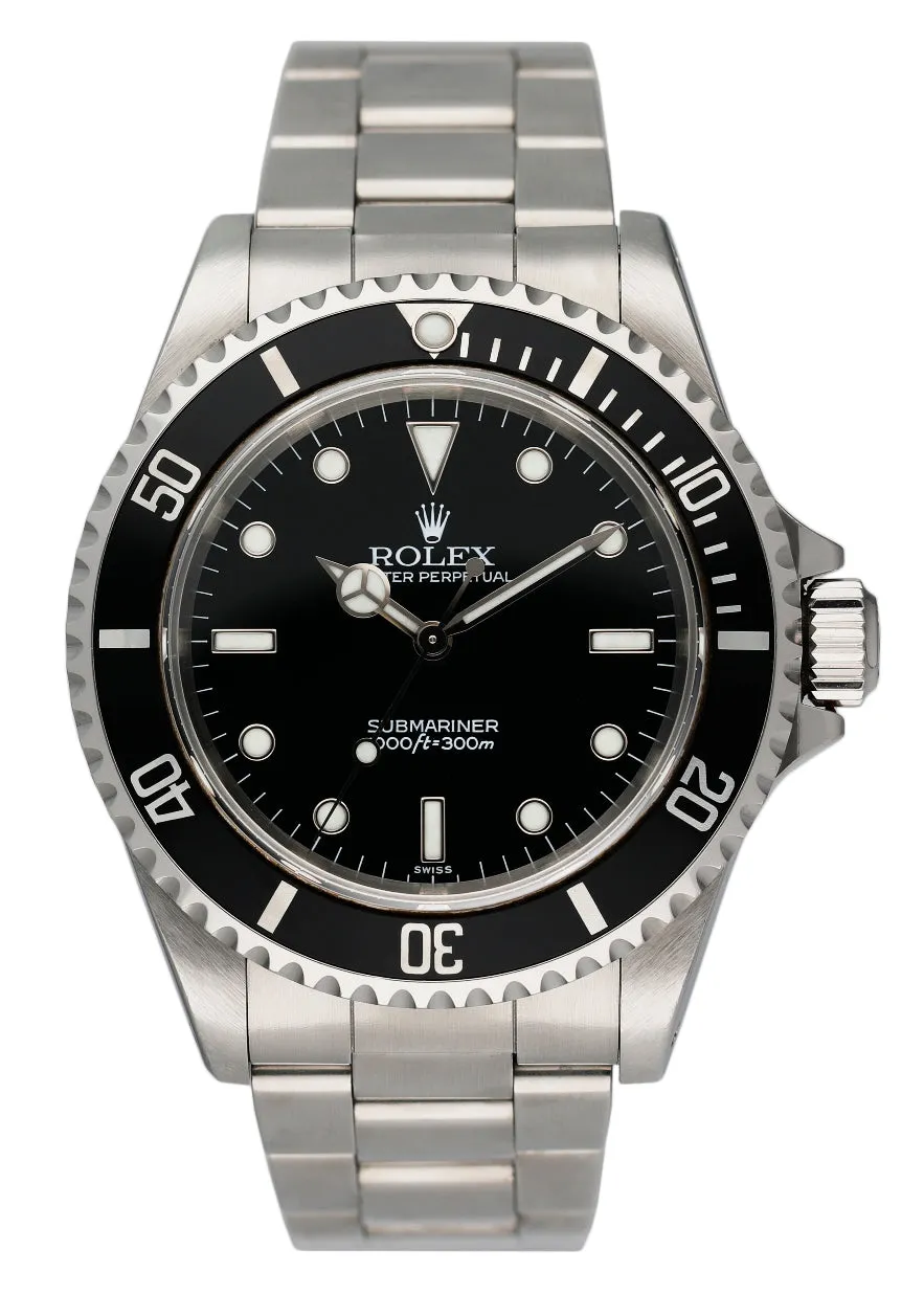 Rolex Submariner 14060 No Date Mens Watch