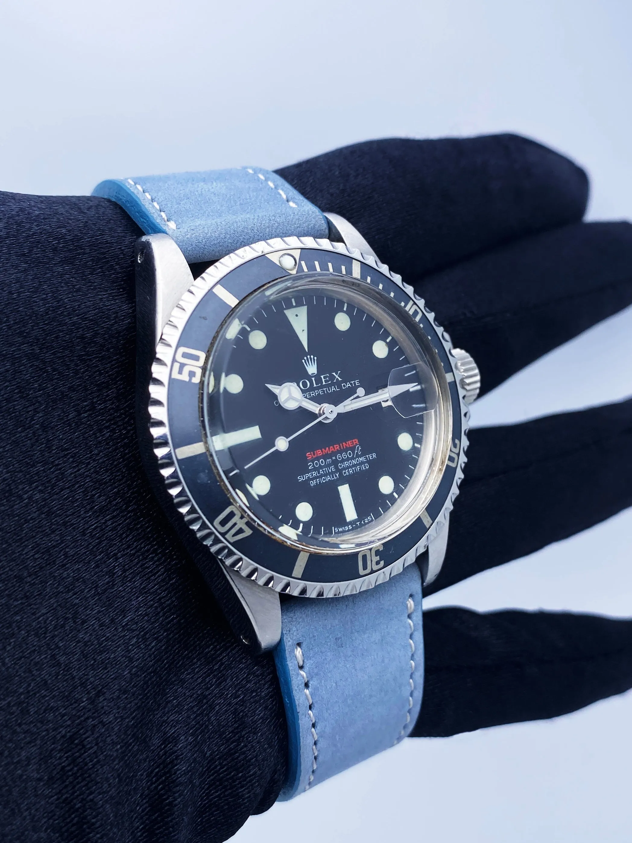 Rolex Submariner 1680 Red Meters First Vintage Men's Watch