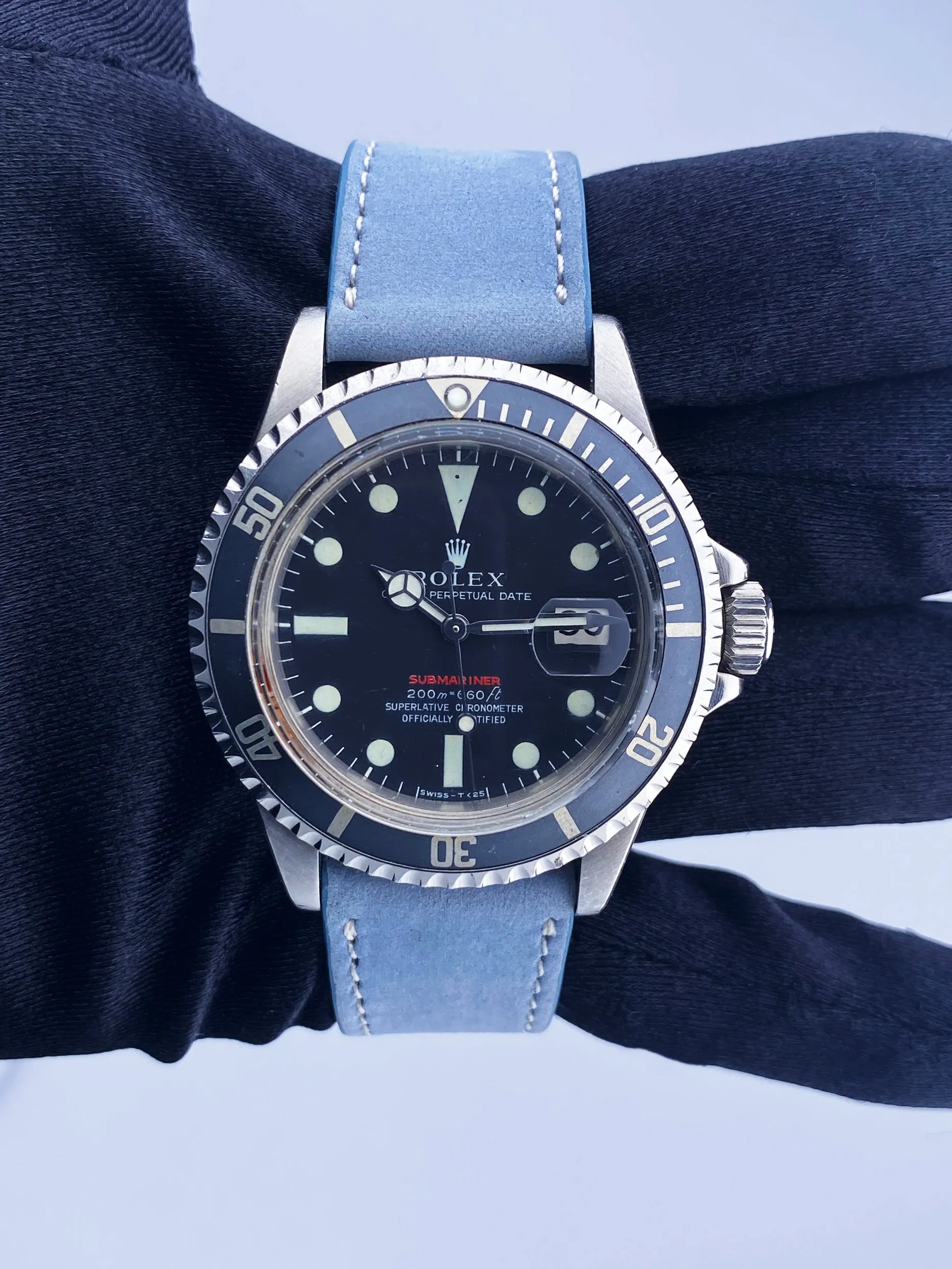 Rolex Submariner 1680 Red Meters First Vintage Men's Watch