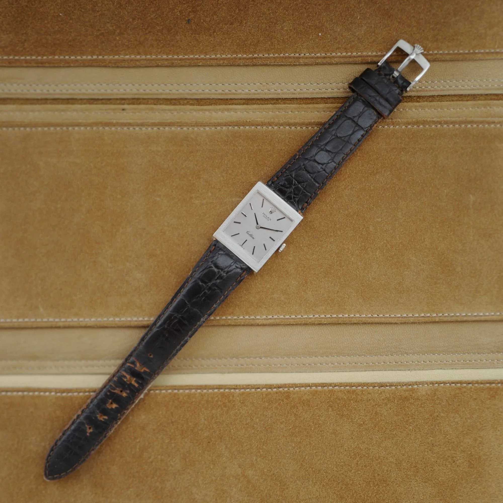 Rolex White Gold Cellini Watch Ref. 4014 (New Arrival)