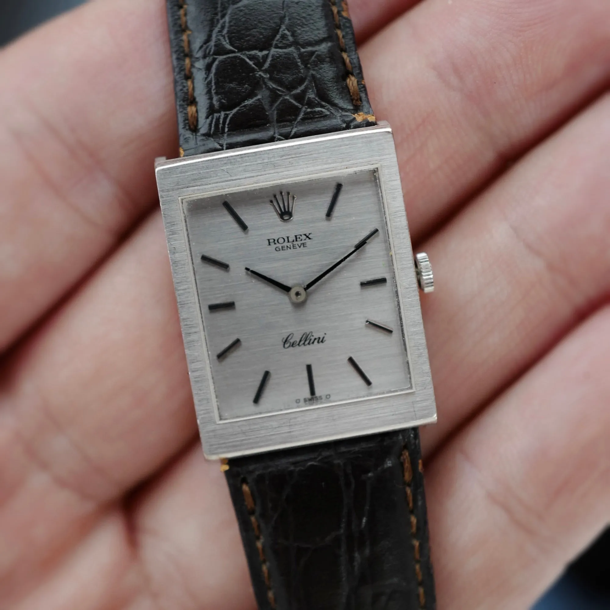 Rolex White Gold Cellini Watch Ref. 4014 (New Arrival)