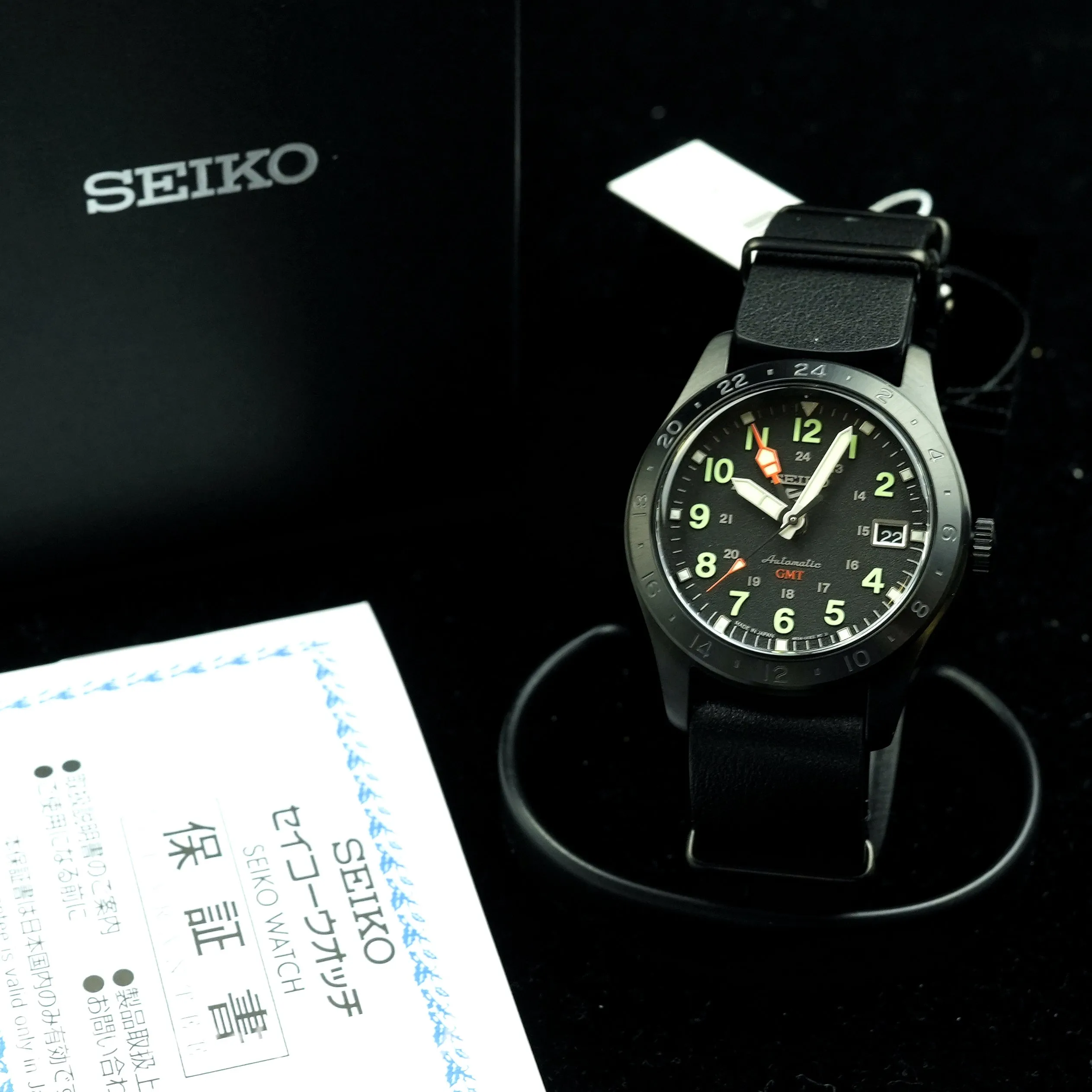 SEIKO 5sports SBSC013 SSK025 Mechanical 4R34 Leather 10ATM watch 2024.1release