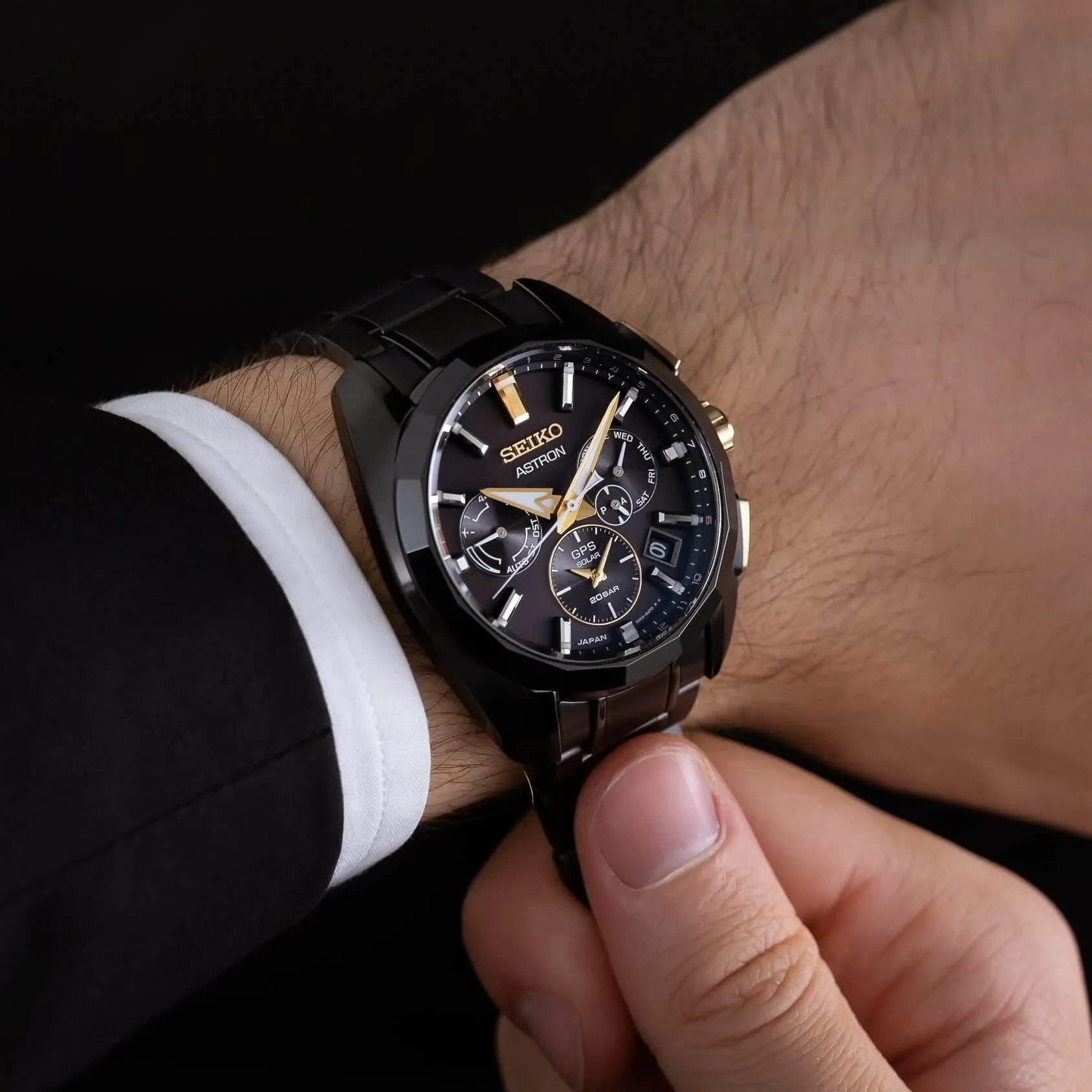Seiko Astron Limited Edition GPS Solar Men's Watch SSH073J1
