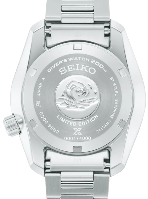 Seiko Watch 110th Anniversary Prospex Save The Ocean 1968 Mechanical Automatic Divers GMT Limited Edition MM200 SPB385