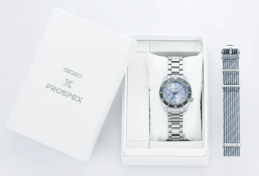 Seiko Watch 110th Anniversary Prospex Save The Ocean 1968 Mechanical Automatic Divers GMT Limited Edition MM200 SPB385