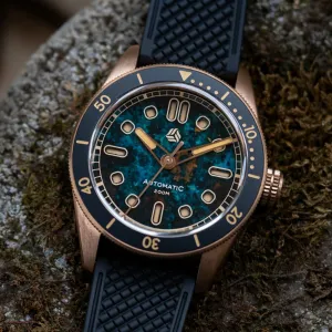 Selten Salvage&nbsp;Bronze &ndash; Blue&nbsp;Cave (Real&nbsp;Patina&nbsp;Dial)