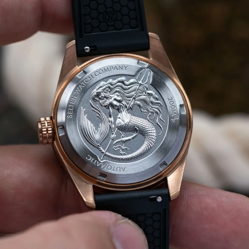 Selten Salvage&nbsp;Bronze &ndash; Blue&nbsp;Cave (Real&nbsp;Patina&nbsp;Dial)