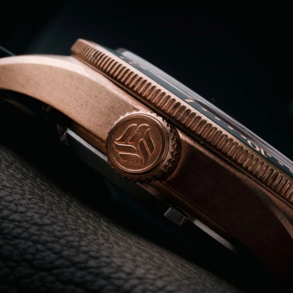 Selten Salvage&nbsp;Bronze &ndash; Blue&nbsp;Cave (Real&nbsp;Patina&nbsp;Dial)
