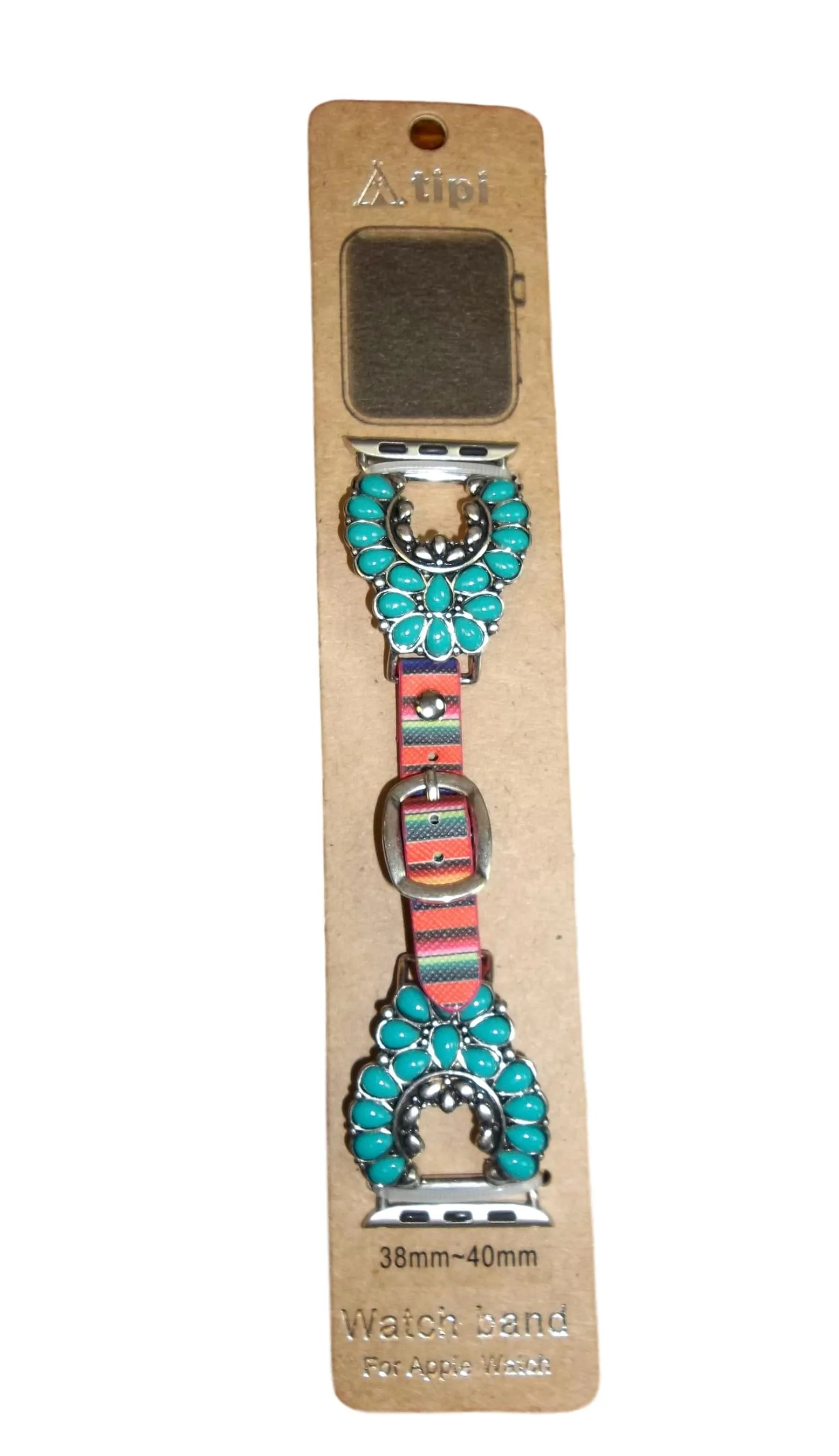 Serape & Turquoise Apple Watch Band