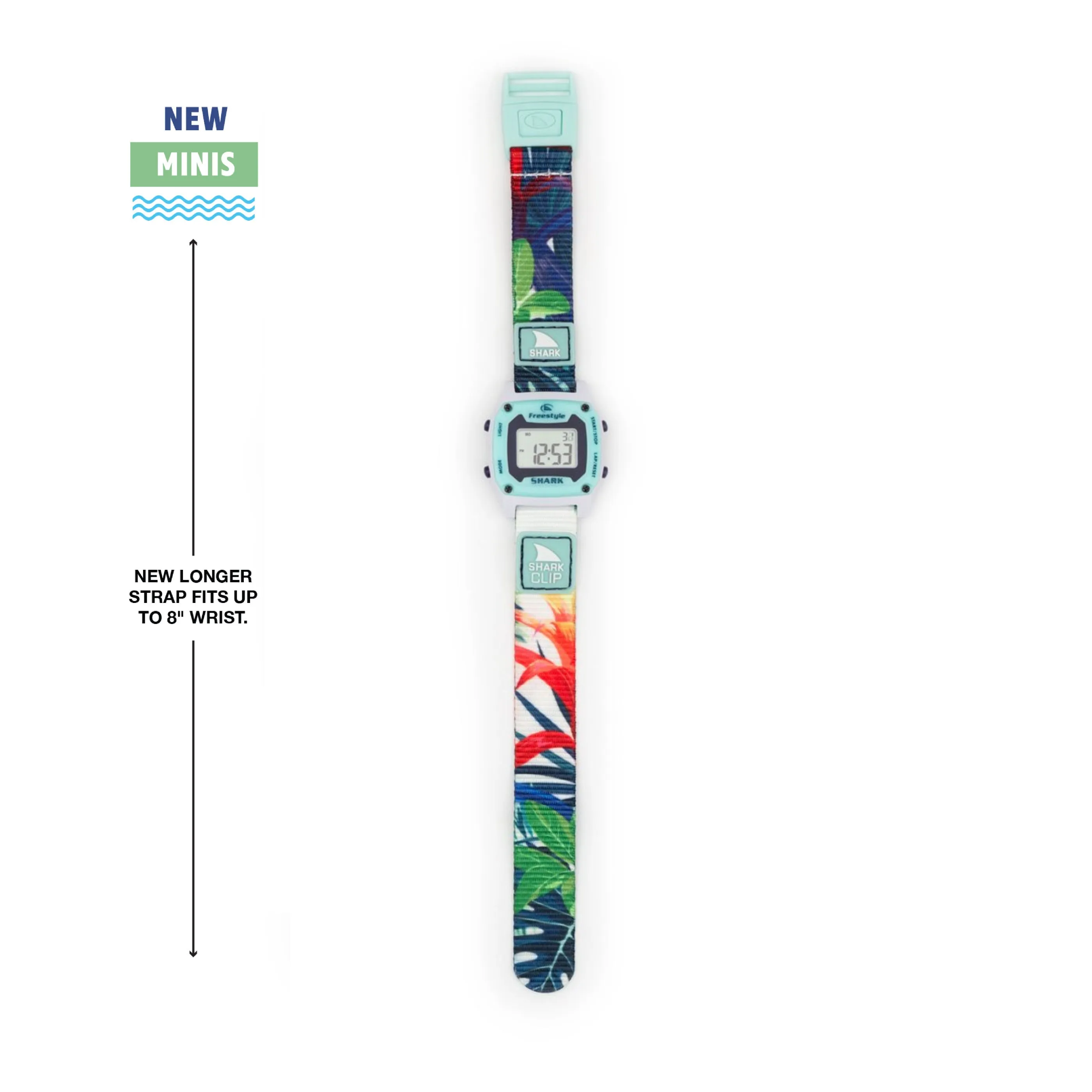 SHARK MINI CLIP ALOHA PARADISE GREEN