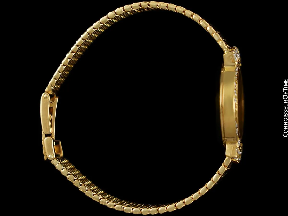 SHIPPING COST ONLY FOR 1986 Rolex Cellini Vintage Ladies Ref. 4081C Watch - 18K Gold & 3 Carats of Diamonds