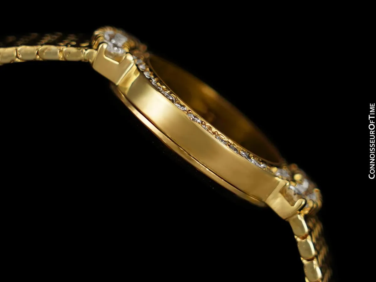 SHIPPING COST ONLY FOR 1986 Rolex Cellini Vintage Ladies Ref. 4081C Watch - 18K Gold & 3 Carats of Diamonds