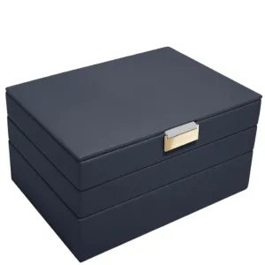 Stackers Classic Jewellery Box (Set) - Pebble Navy