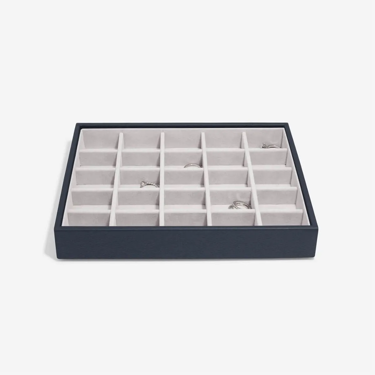 Stackers Classic Jewellery Box (Set) - Pebble Navy