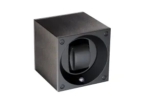 Swiss Kubik Masterbox Single Aluminum Watch Winder - Black