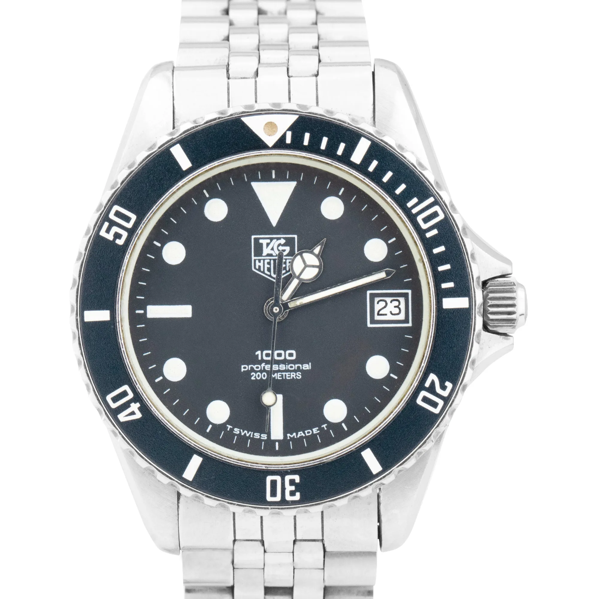 Tag Heuer 1000 Professional Stainless Steel Dive Date Quartz Watch 980.013B