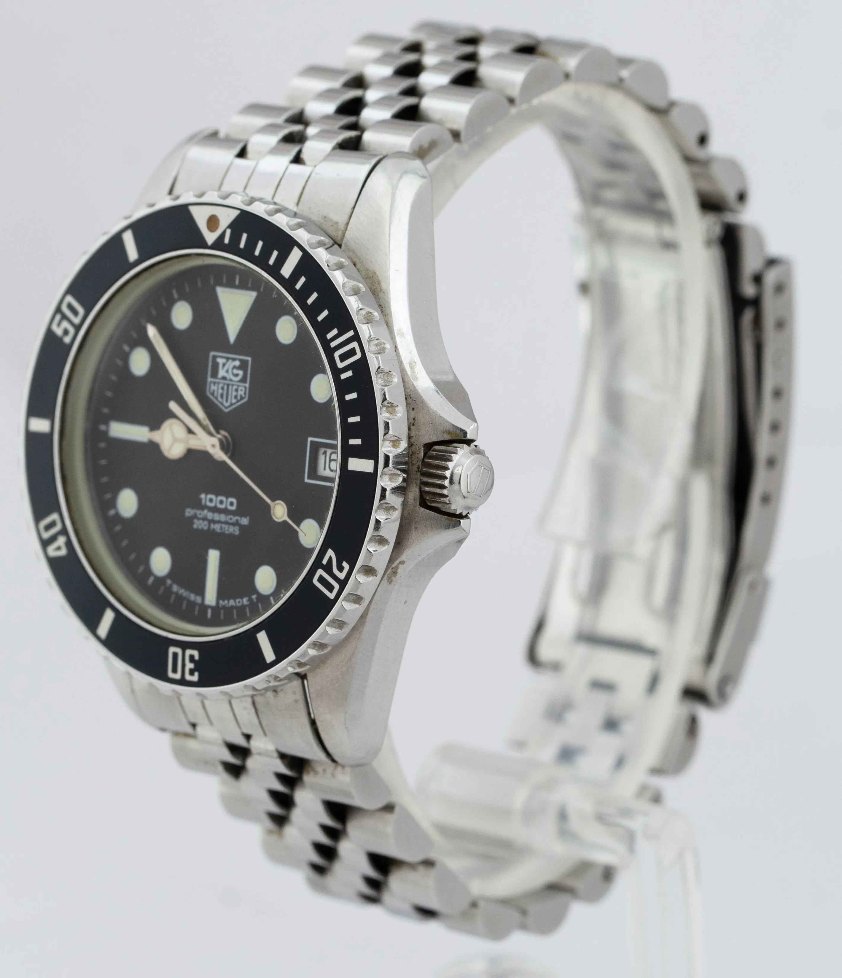 Tag Heuer 1000 Professional Stainless Steel Dive Date Quartz Watch 980.013B