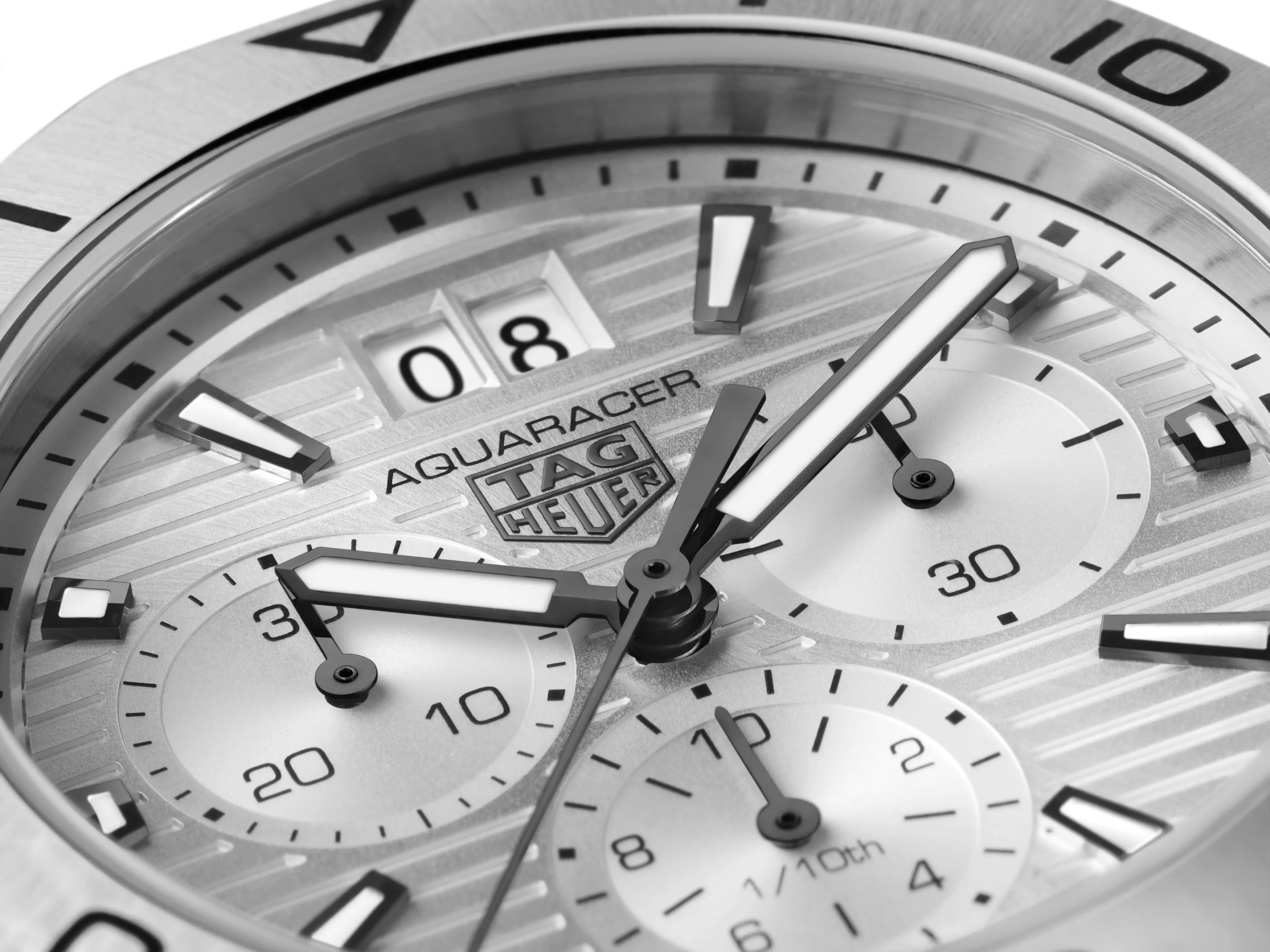 TAG Heuer Aquaracer Professional 200 Date Watch with Grey Dial