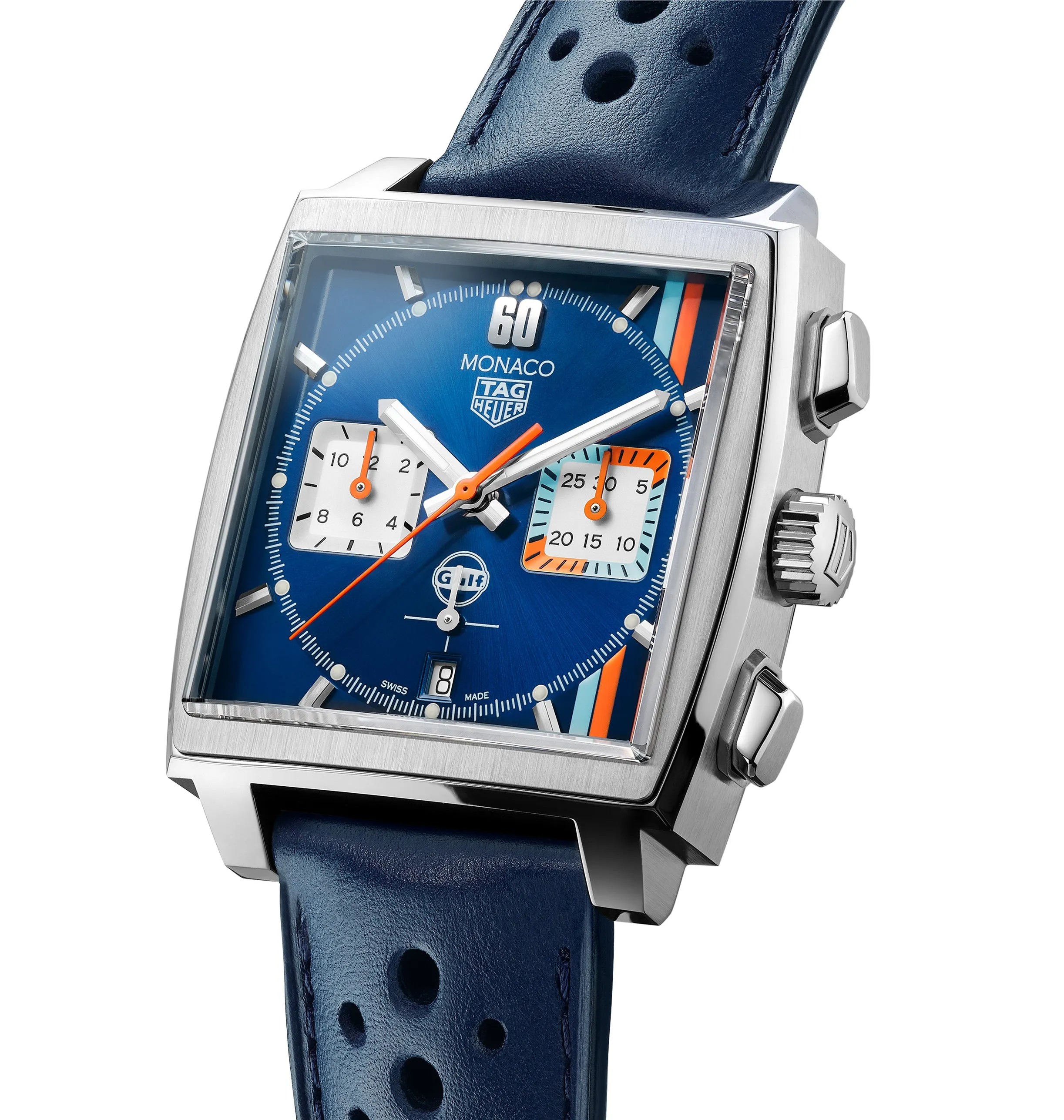 TAG Heuer Men's Monaco X Gulf Iconic Watch