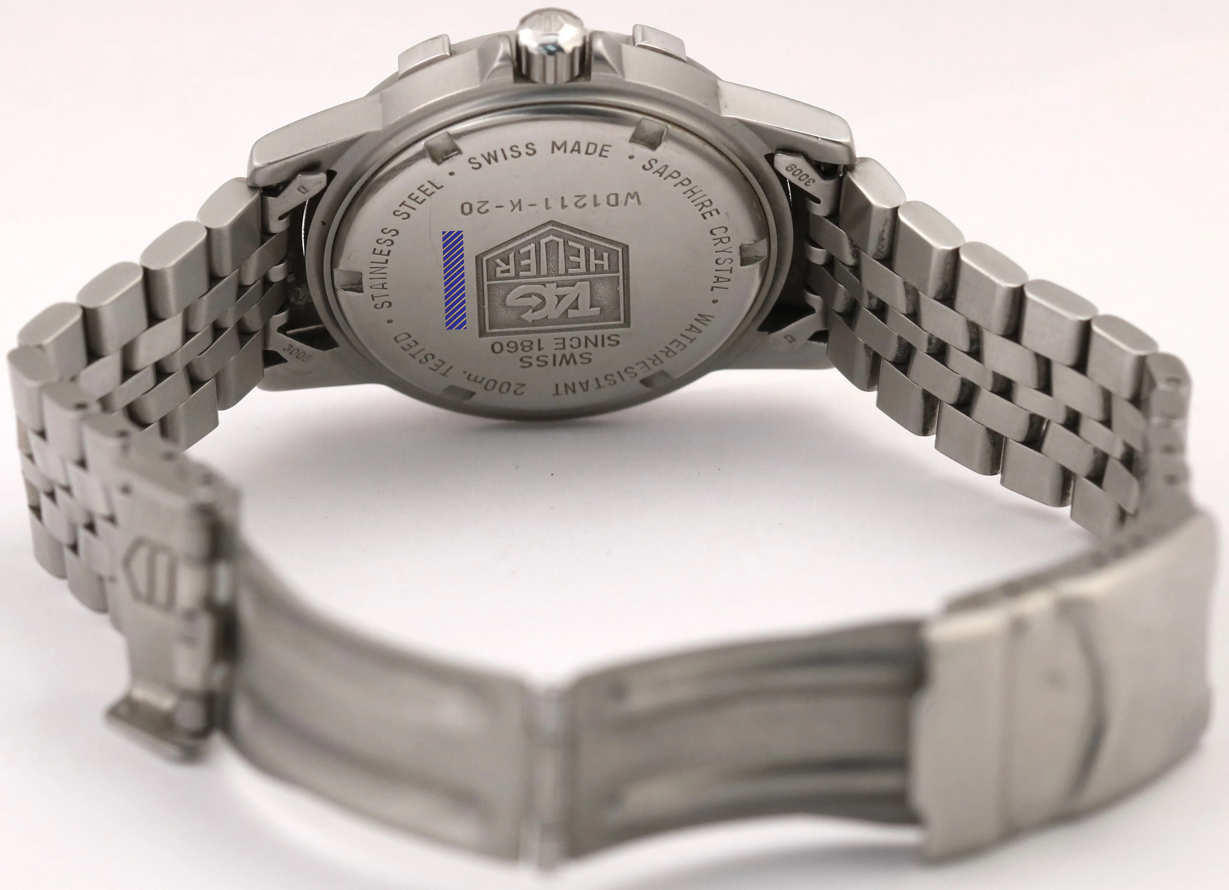 Tag Heuer Professional 1500 GRANITE Stainless Steel Quartz Date 37mm WD1211-K-20