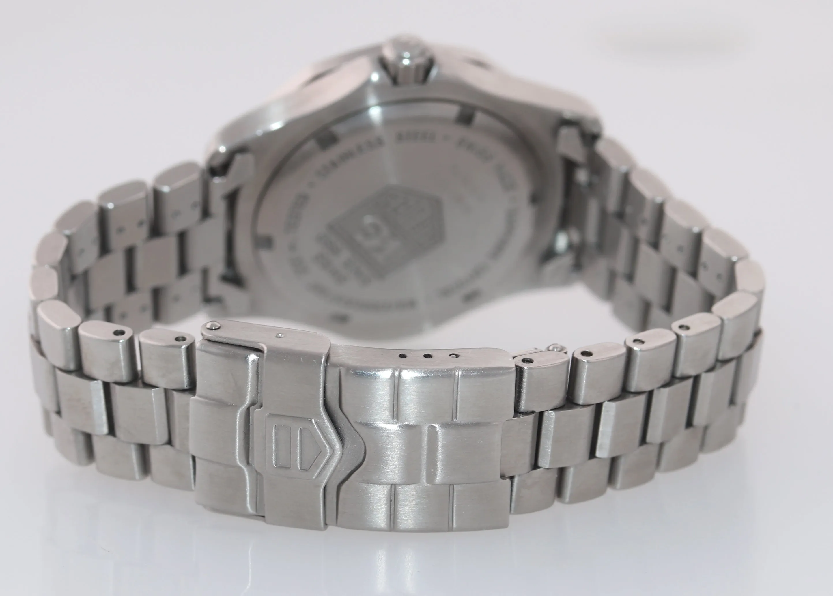 Tag Heuer Professional 37mm White Steel Bezel Date Quartz Watch WM1111.BA0317
