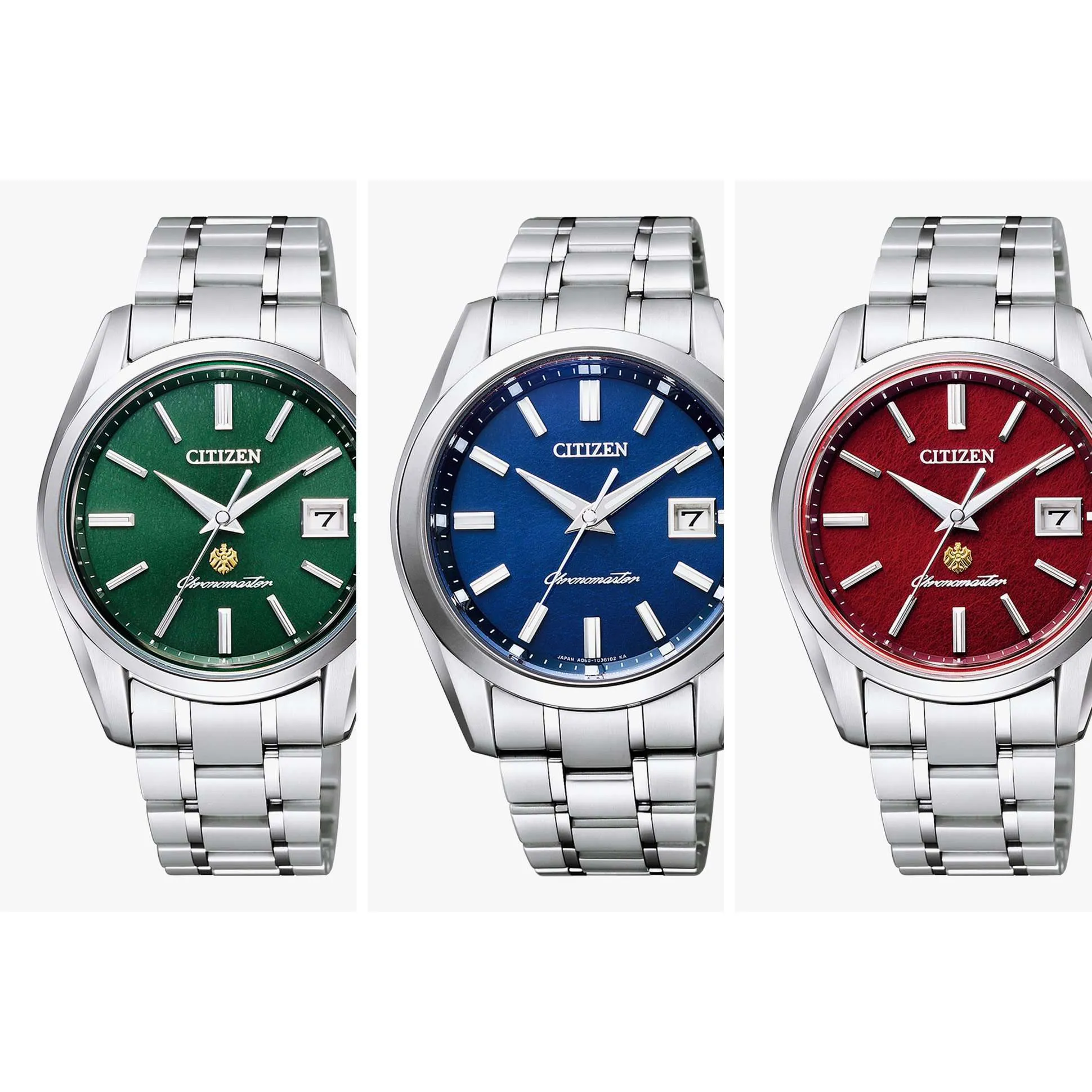 THE CITIZEN "TOSA WASHI" JAPANESE PAPER DIALS MEN WATCH (GREEN AND RED 200 LIMITED EDITION, BLUE) AQ4020-54X-AQ4030-51L-AQ4020-54Z