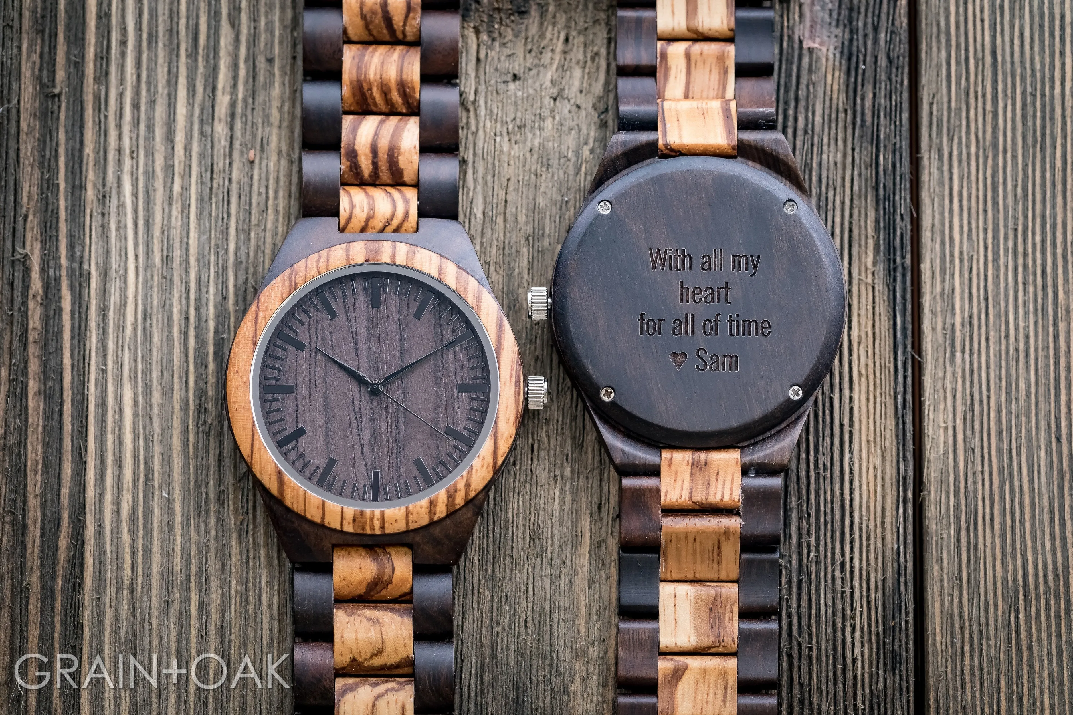 The Ridge Zebrawood   Ebony | Set of 6