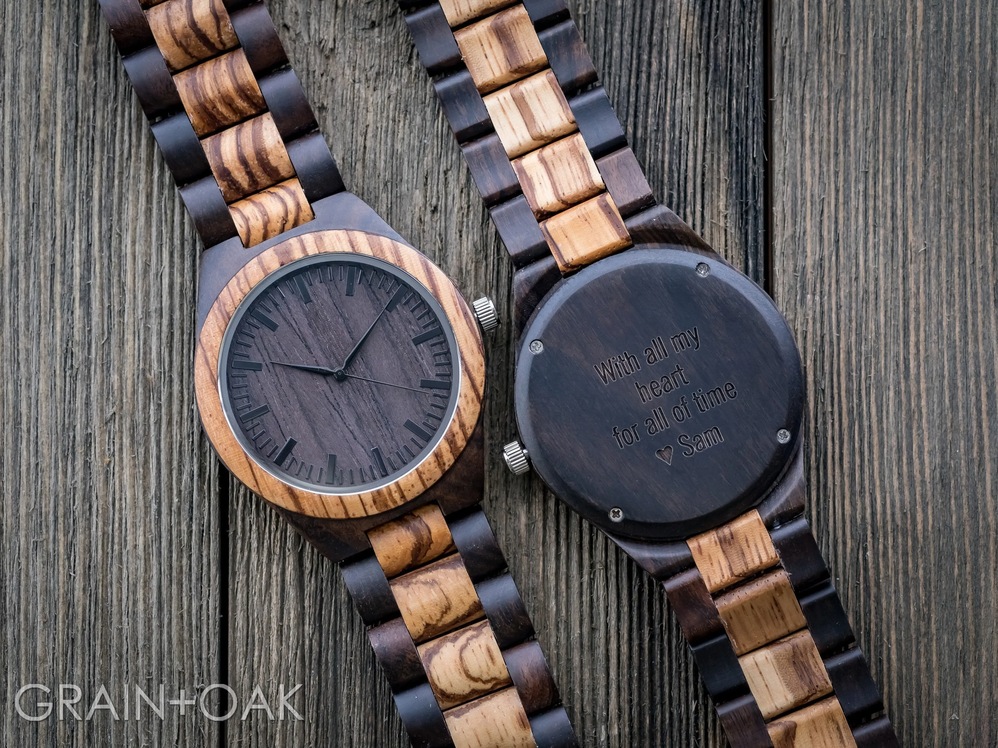 The Ridge Zebrawood   Ebony | Set of 6