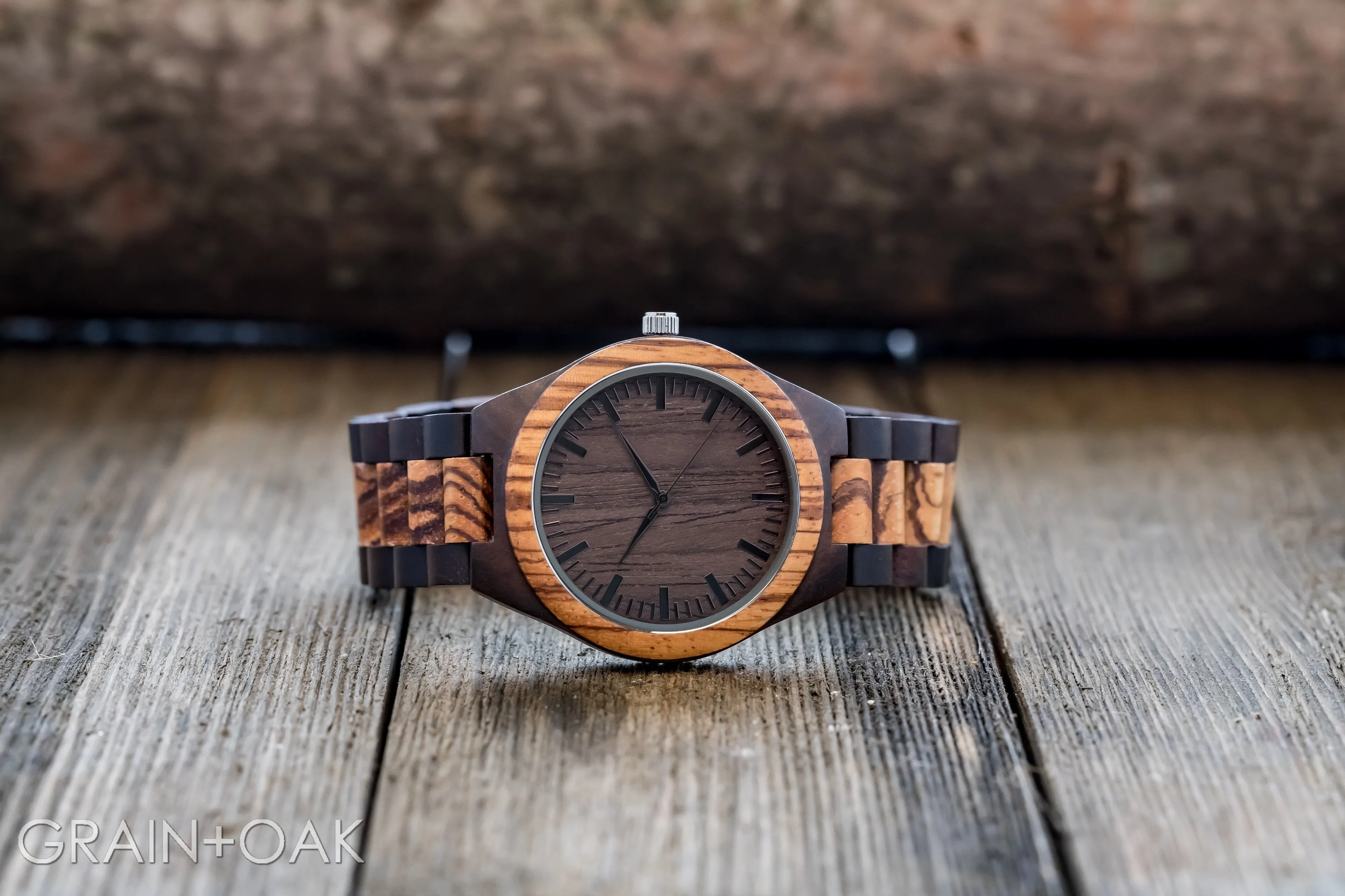 The Ridge Zebrawood   Ebony | Set of 6
