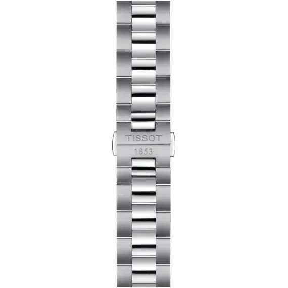 Tissot Gentleman Mens Stainless Steel Black Dial Watch
