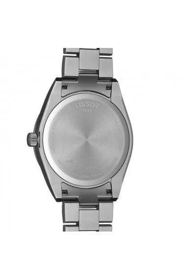 Tissot Gentleman Mens Stainless Steel Black Dial Watch