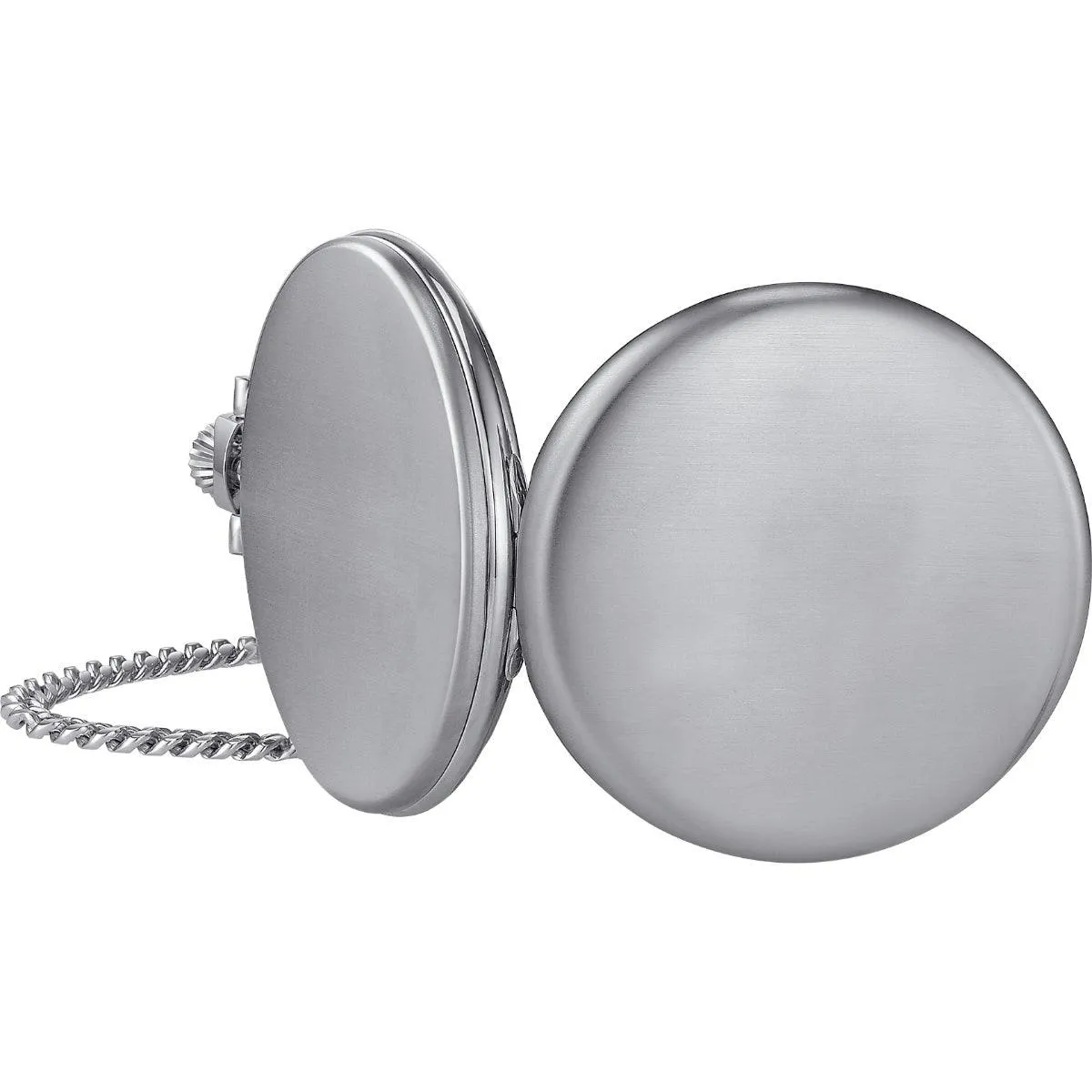 Tissot Savonette pocket watch 48.5mm blue quartz steel t862.410.19.042.00