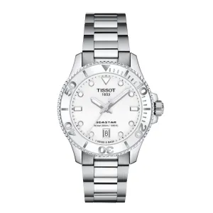 Tissot Seastar 1000 Ladies Stainless Steel White Dial Watch