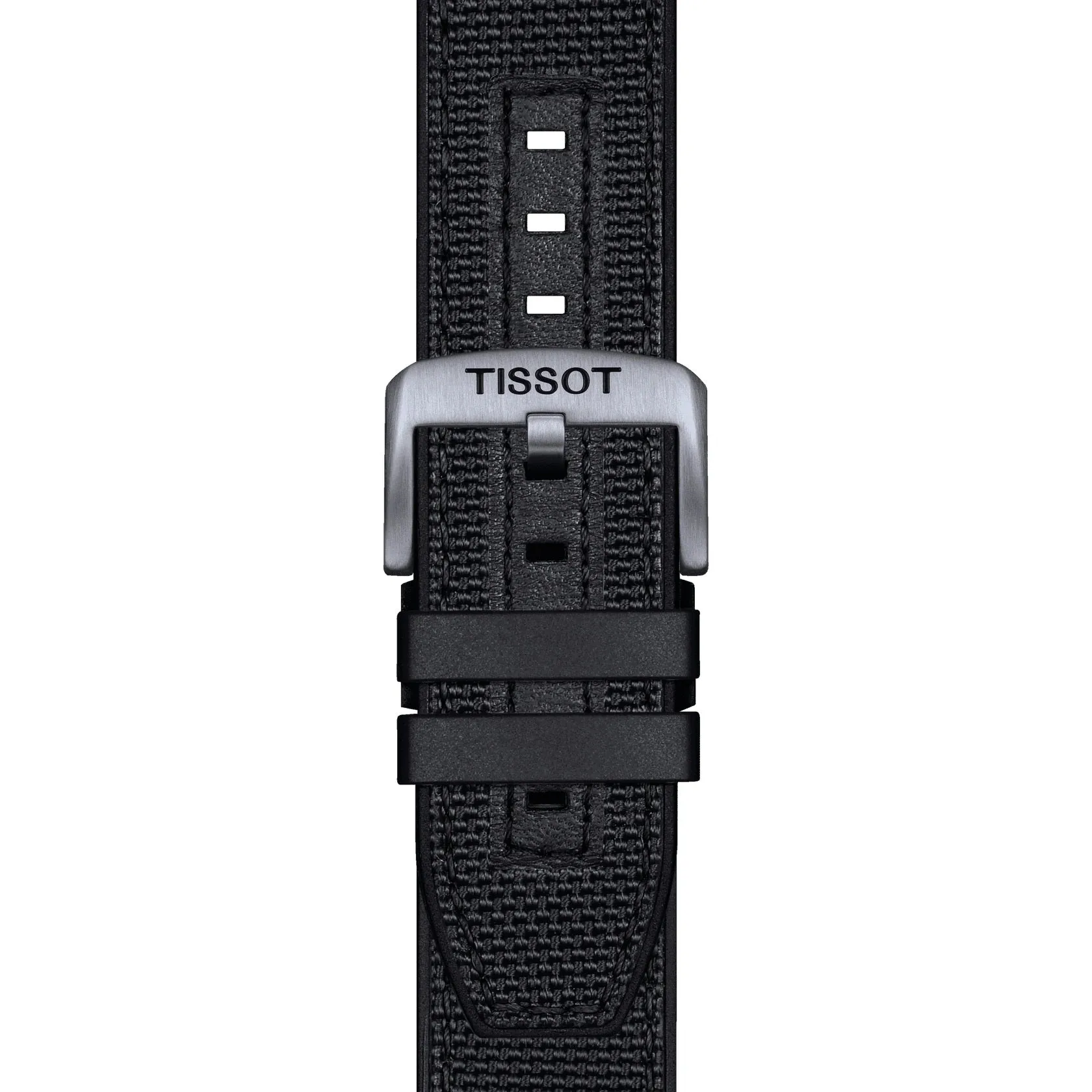 Tissot Supersport Chronograph Mens Stainless Steel Black Dial Black Leather Strap Watch